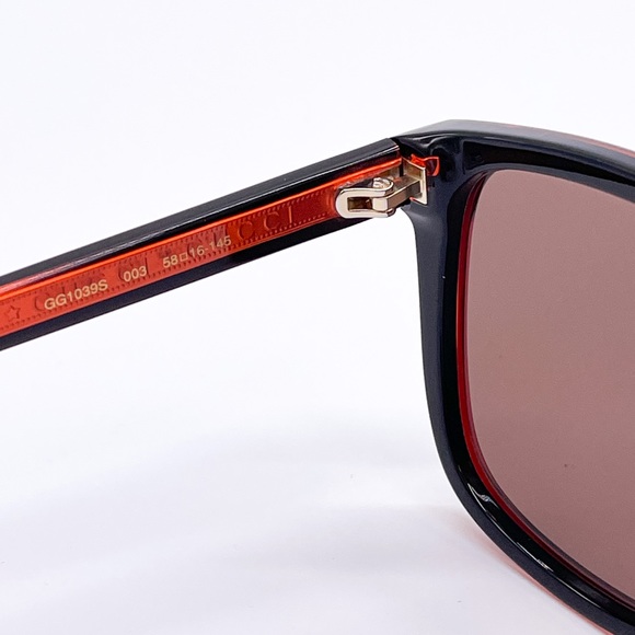 NEW GUCCI GG1039S 003 NEW COLLECTION 2022 GUCCI SUNGLASSES - Picture 9 of 12
